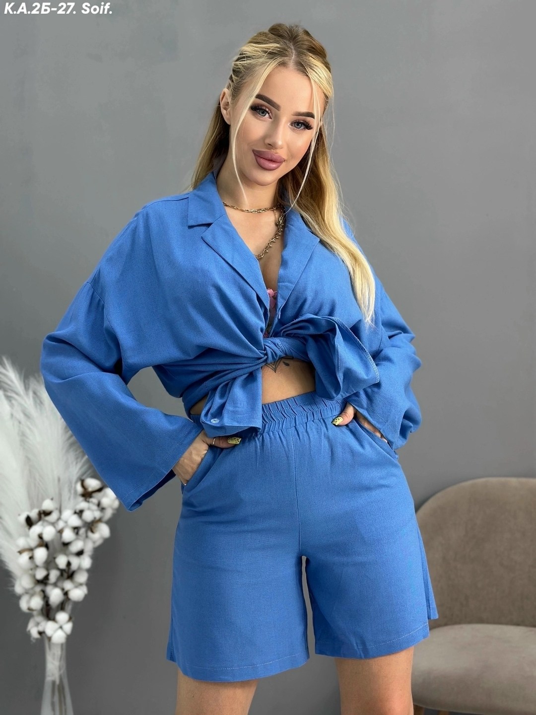 льняной костюм летний с шортами и рубашкой,женские костюмы,костюм женский летний с шортами и рубашкой,костюм с шортами летний льняной,летние костюмы