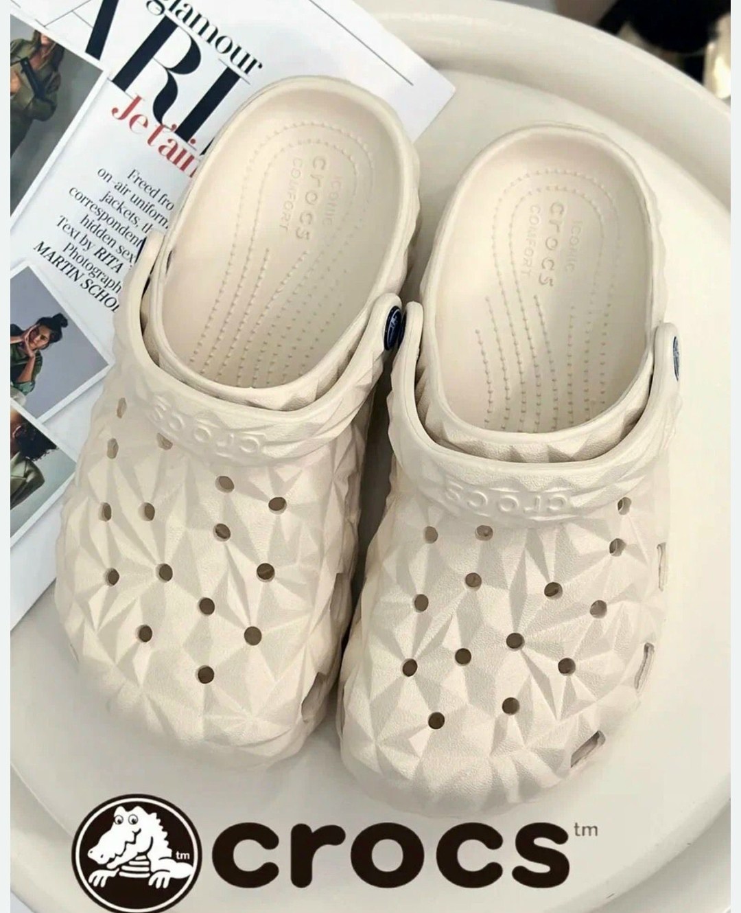 сабо classic geometric clog crocs,сабо crocs,crocs мужские,,сандалии мужские