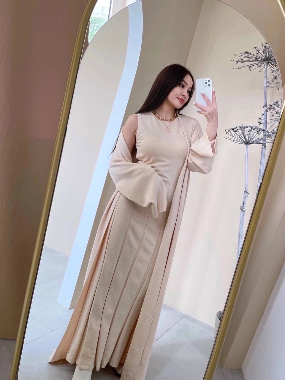 платье накидка,элегантные наряды,платье лапша с кардиганом,трикотажное платье,костюм платье с кардиганом