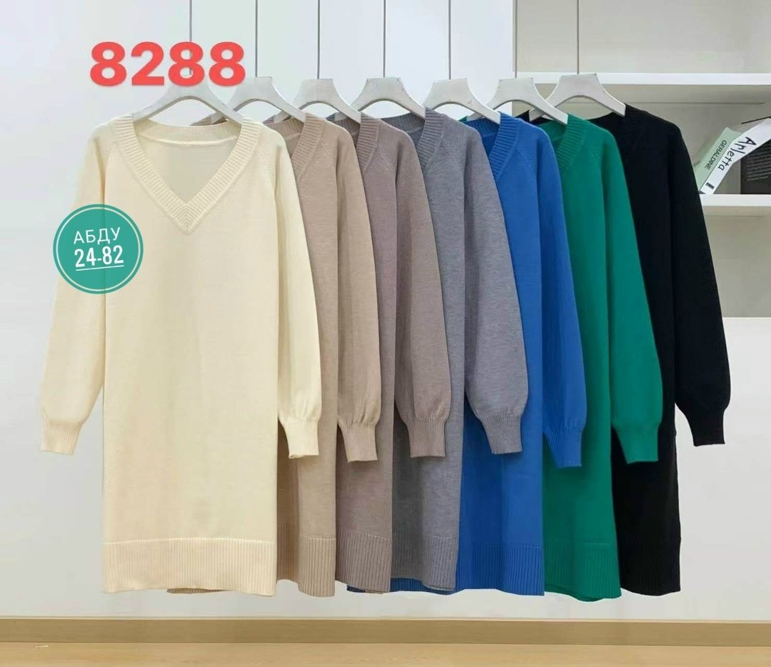 трикотажное платье,платье прямое,платье вязаное,шерстяное платье,платье туника