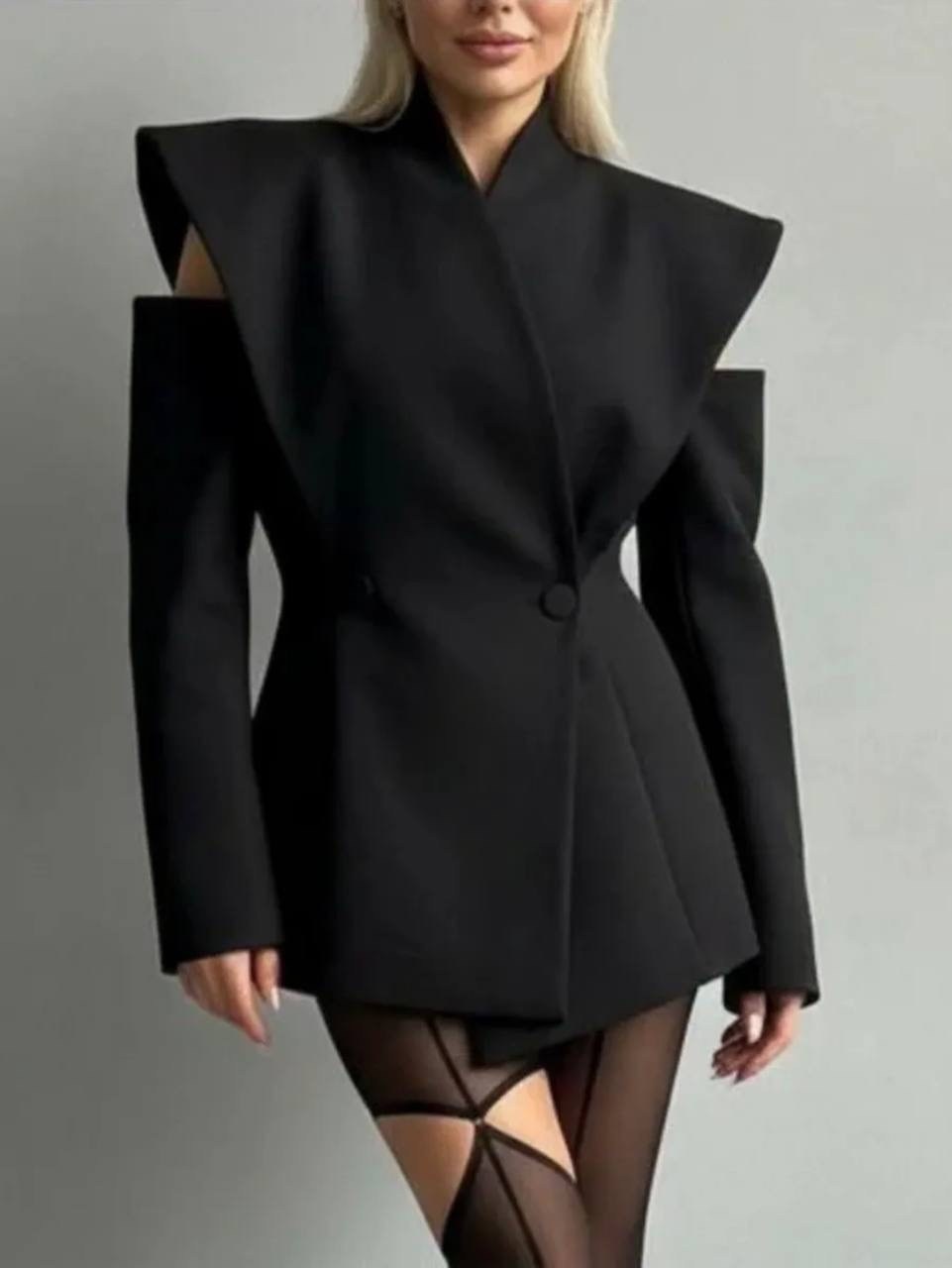 костюм пиджак,костюм,высокая мода,пиджак с открытыми плечами