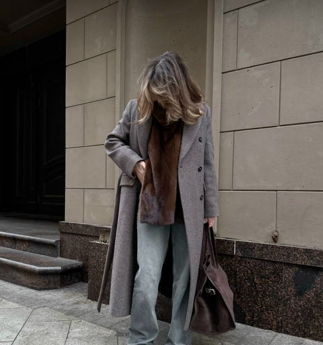 серое пальто образы,серое пальто,пальто женское,стиле кэжуал