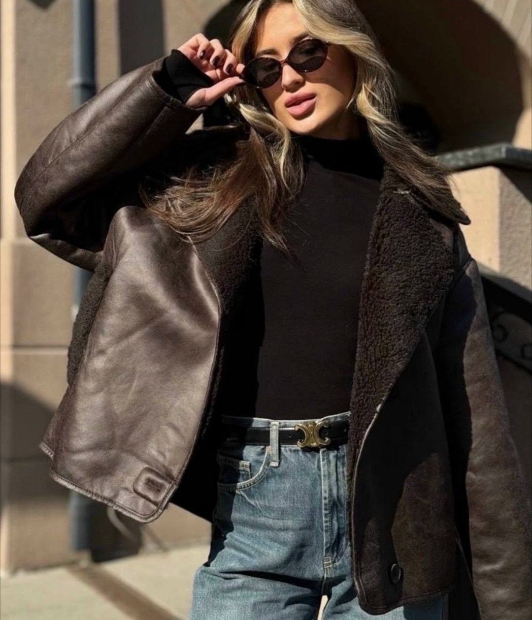 дубленка авиатор женская,дубленка авиатор коричневая siore,дубленка авиатор,дубленка женская,дубленка авиатор 2026