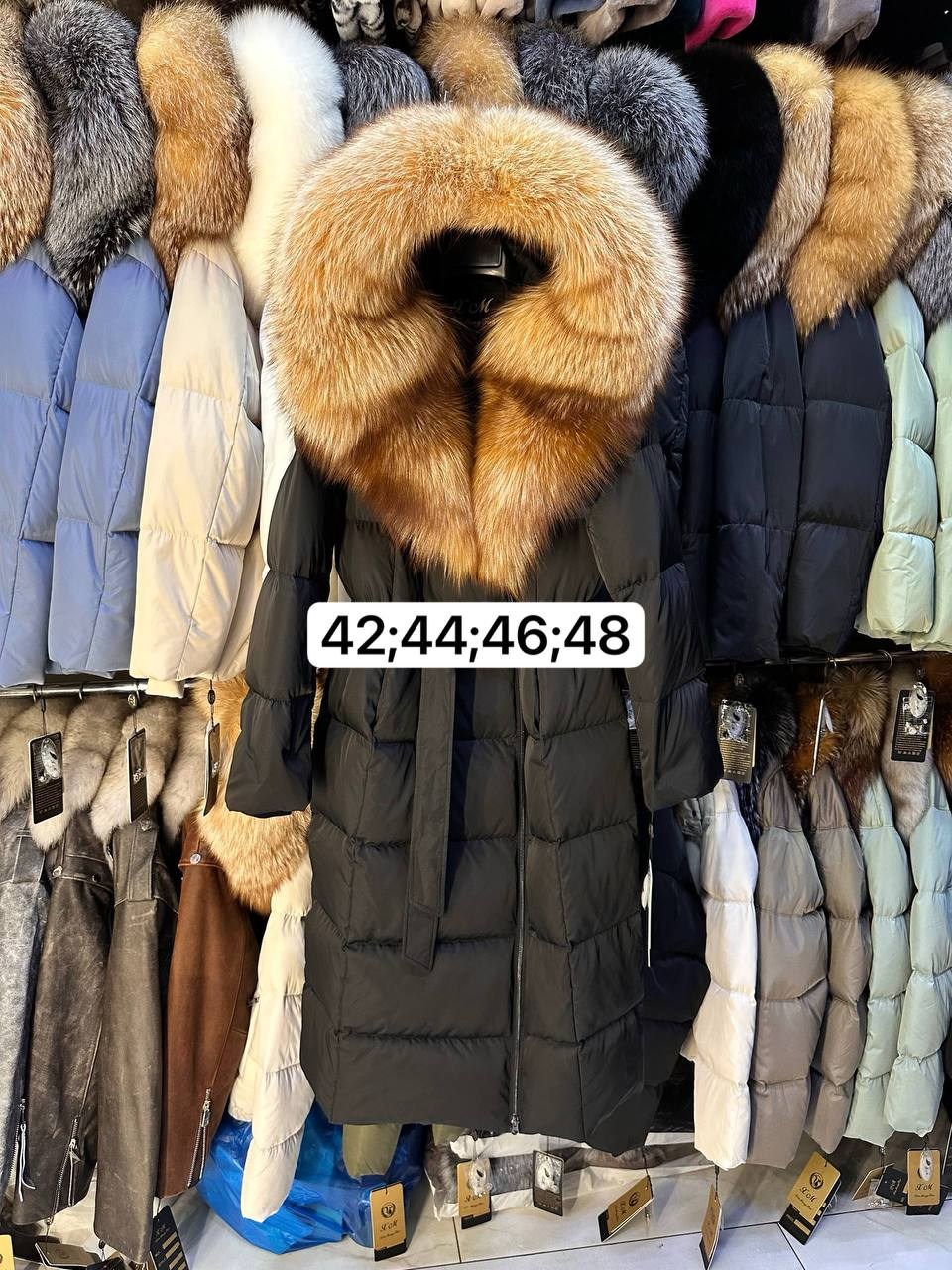 женский пуховик с натуральным мехом,пуховик с натуральным мехом,пуховик с мехом,куртка пуховик женский 44 46,пуховик женский