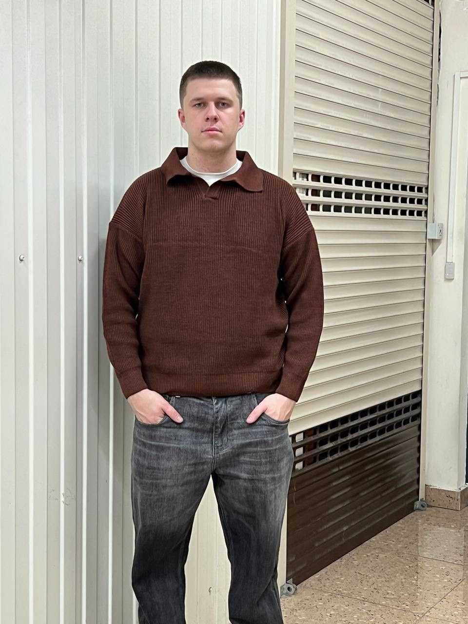 свитер с воротником,мужской свитер,свитер с воротником поло,мужская кофта,свитер поло
