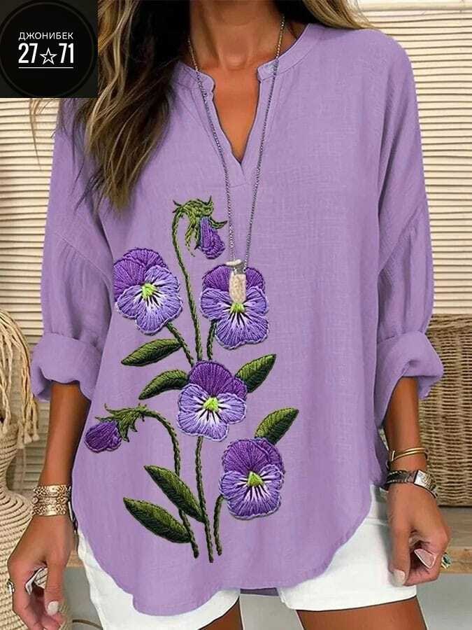 женская туника,женская кофта,кофта сиреневая,женская рубашка,туника блузка