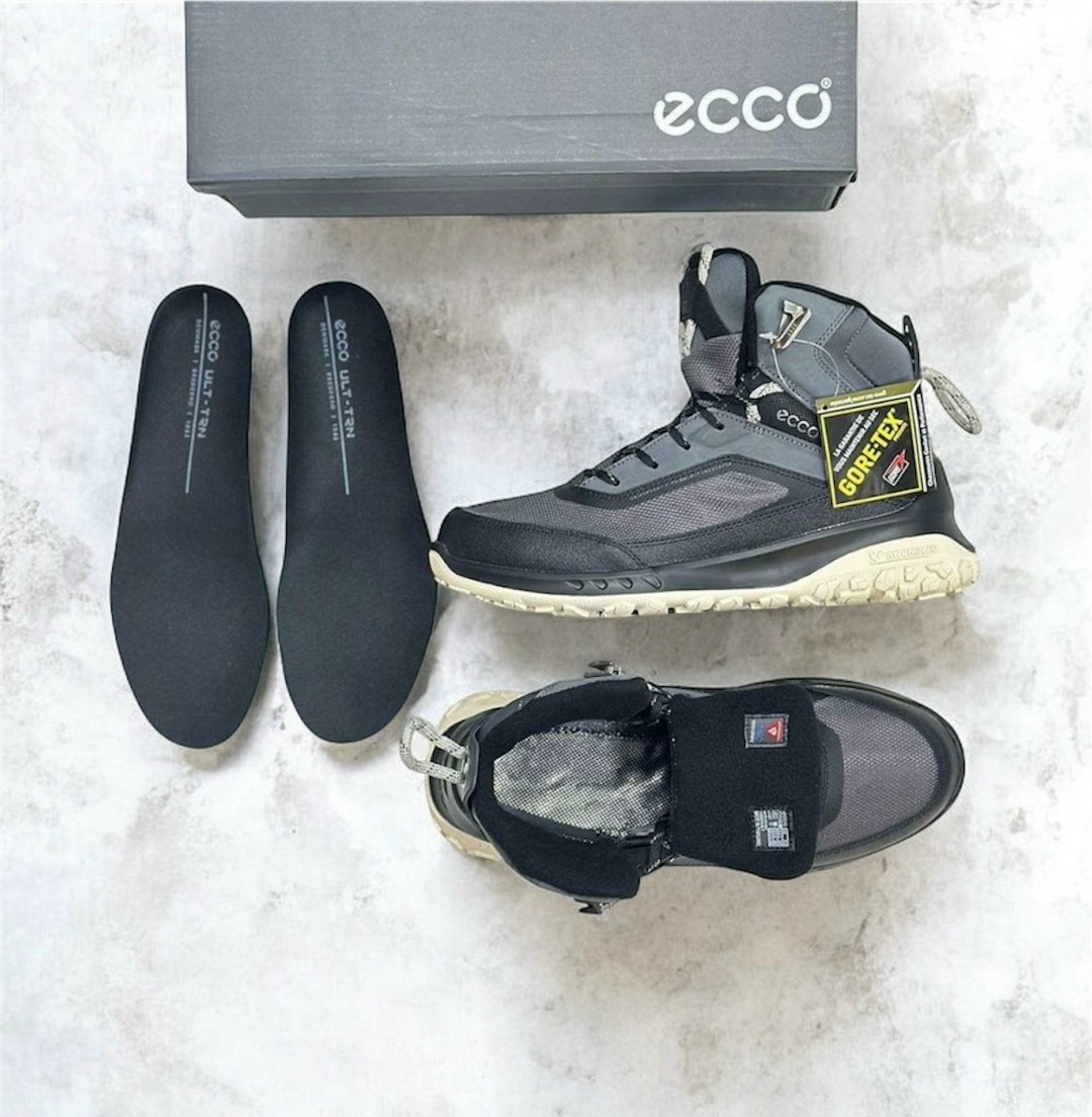 треккинговые ботинки ecco sport ultra terrain waterproof mid hiking хаки,ботинки ecco ult trn m,ботинки мужские,кроссовки,мужская