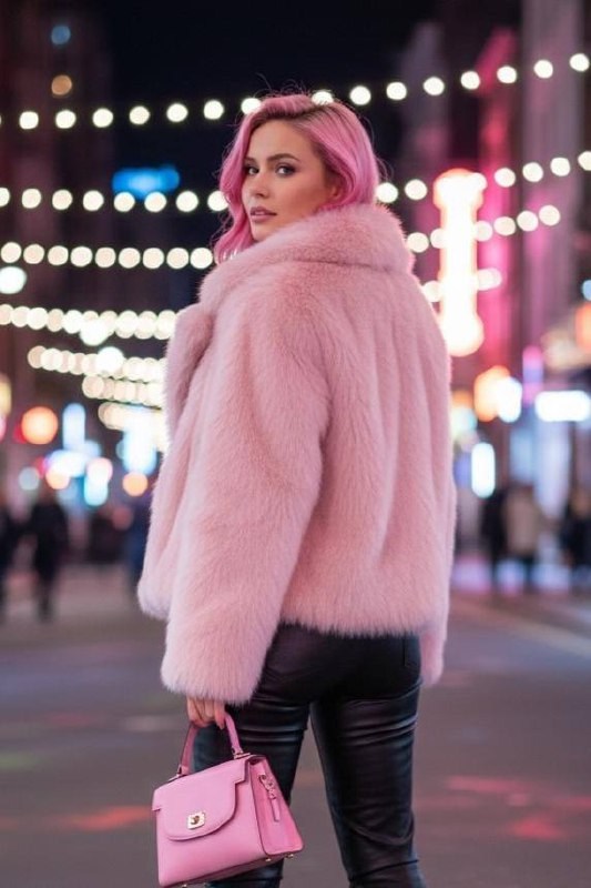 шуба розовая,розовая шуба из искусственного меха,шуба из искусственного меха,шуба розового цвета из песца,pink fur coat