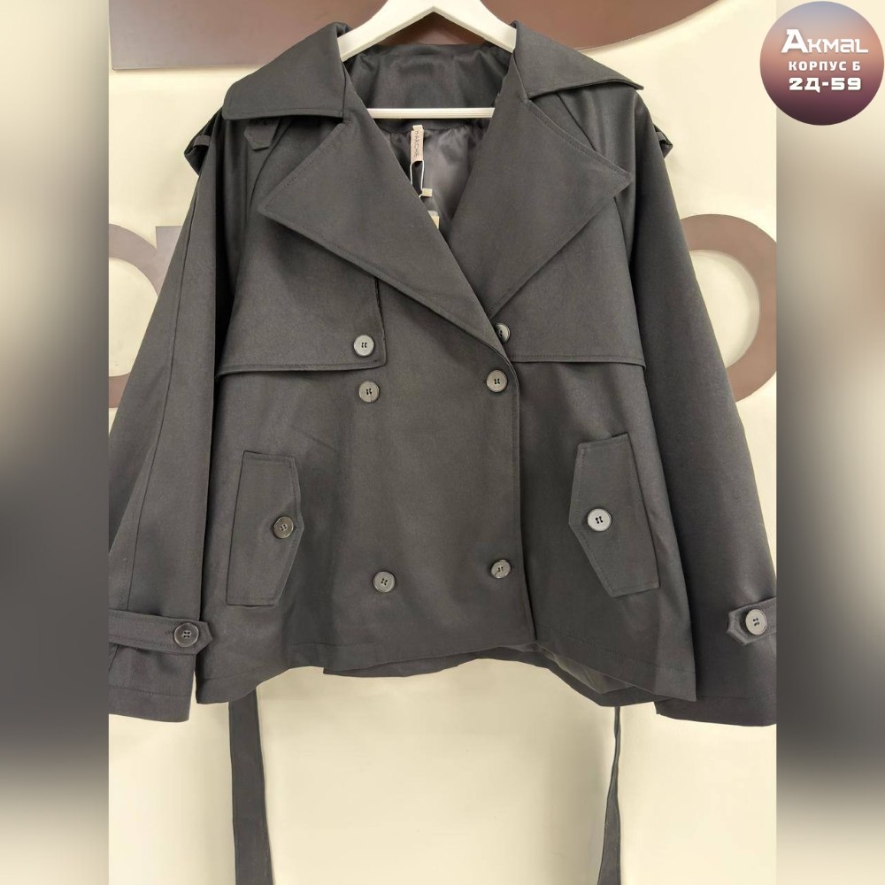 тренч оверсайз хаки,женский тренч,короткий тренч,куртка тренч,тренч