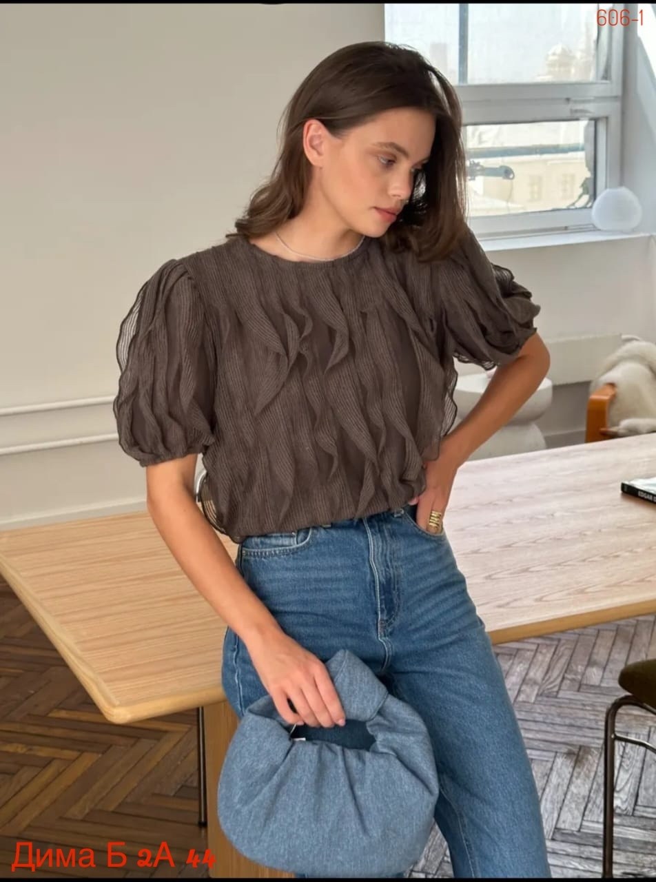 элегантная блузка,блузка с оборками,женская блуза,блузка повседневная,модная блузка