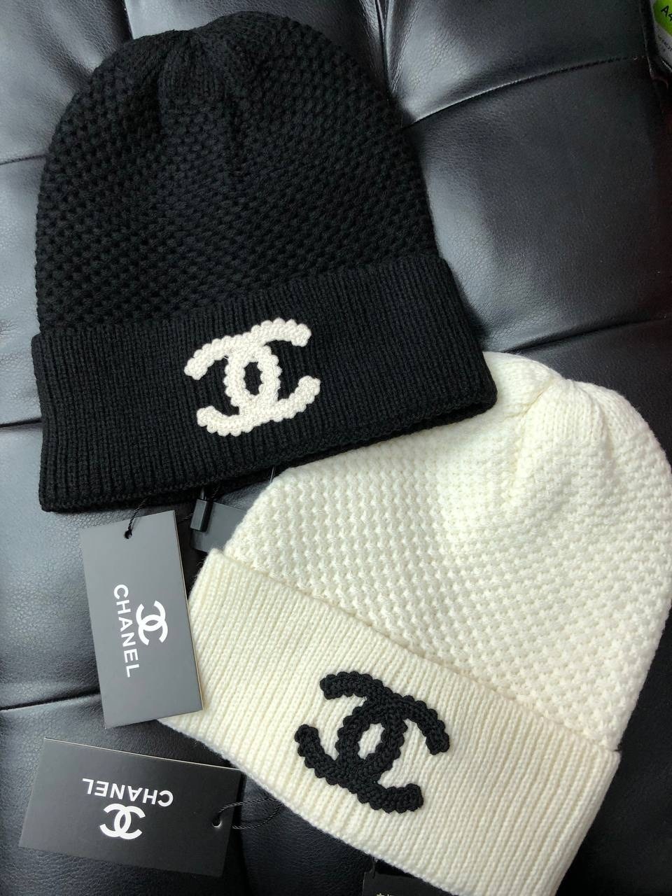 шапка chanel,вязаная шапка chanel,шапка шанель вязаная,вязаные эластичные шапки bini chanel,шапка шанель