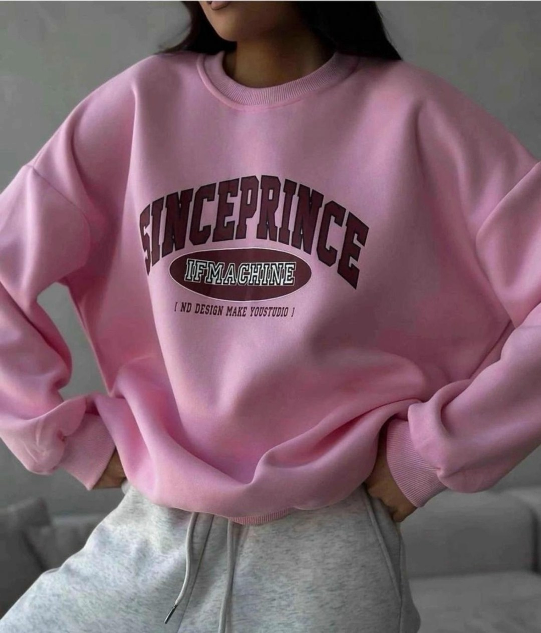 спортивный костюм летний familyshop цвет серый розовый,костюм двойка свитшот джоггеры,спортивный костюм двухнитка,костюм спортивный женский,спортивный костюм