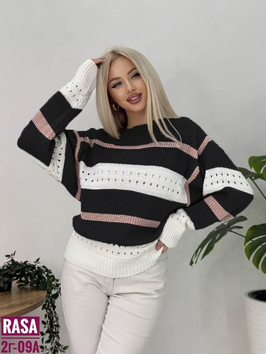 свитер вязаный в полоску,джемпер вязаный в полоску,кофта вязаная в полоску летучая мышь kristyle,кофта вязаная,свитер вязаный кофта оверсайз