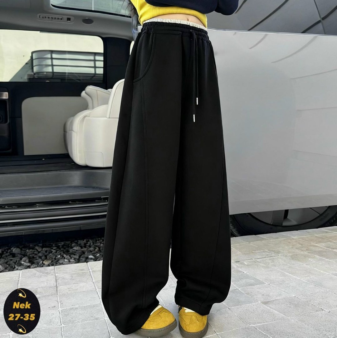 широкие брюки с кулиской на талии dazy серый,серые спортивные женские брюки с высокой талией и широкими штанинами,серые спортивные брюки для женщин,брюки широкие,женские спортивные брюки в американско