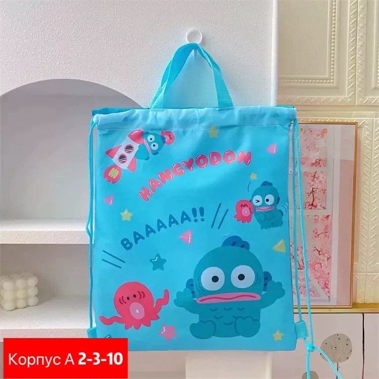 сумка для девочек,сумка шоппер,сумка шоппер аниме,сумка для покупок,сумка для покупок sanrio