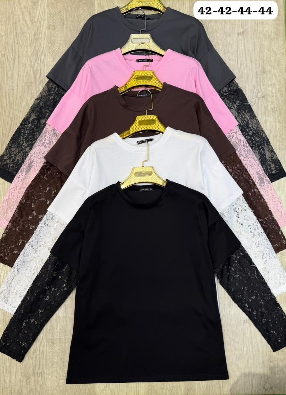 кофта женская,кофта с рукавами,женский свитшот,лонгслив emberens,лонгслив женский однотонный с кружевными рукавами черный