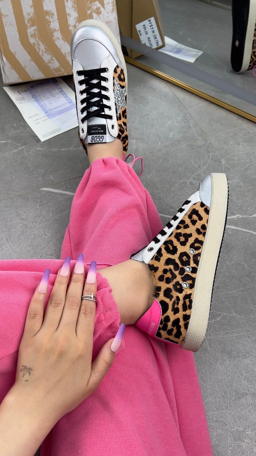 кеды golden goose 'superstar' leopard,,кеды леопардовые,catarina nova кеды леопардовые,женские кеды golden goose