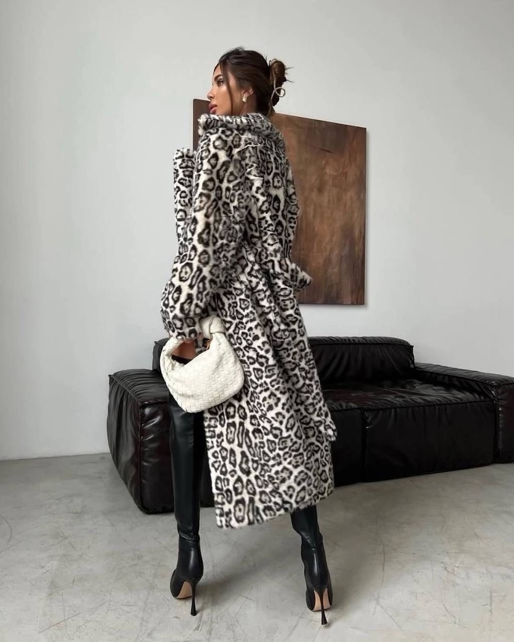 леопардовая шуба,леопардовое пальто,женская шуба,шуба леопард,шуба из эко меха