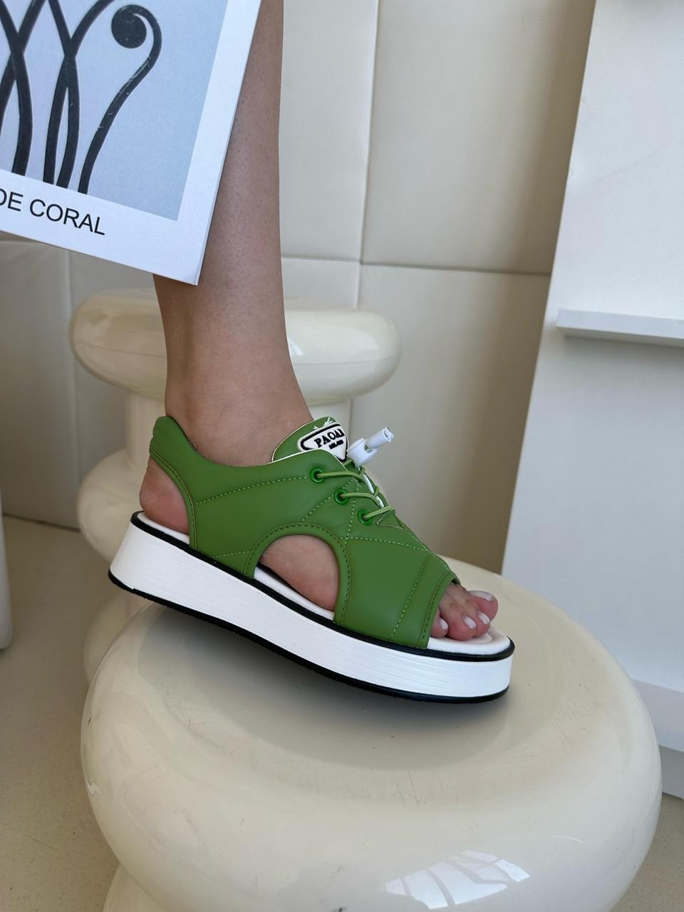 босоножки эко,босоножки зеленые,босоножки женские кожаные на платформе,женские босоножки,летняя женская