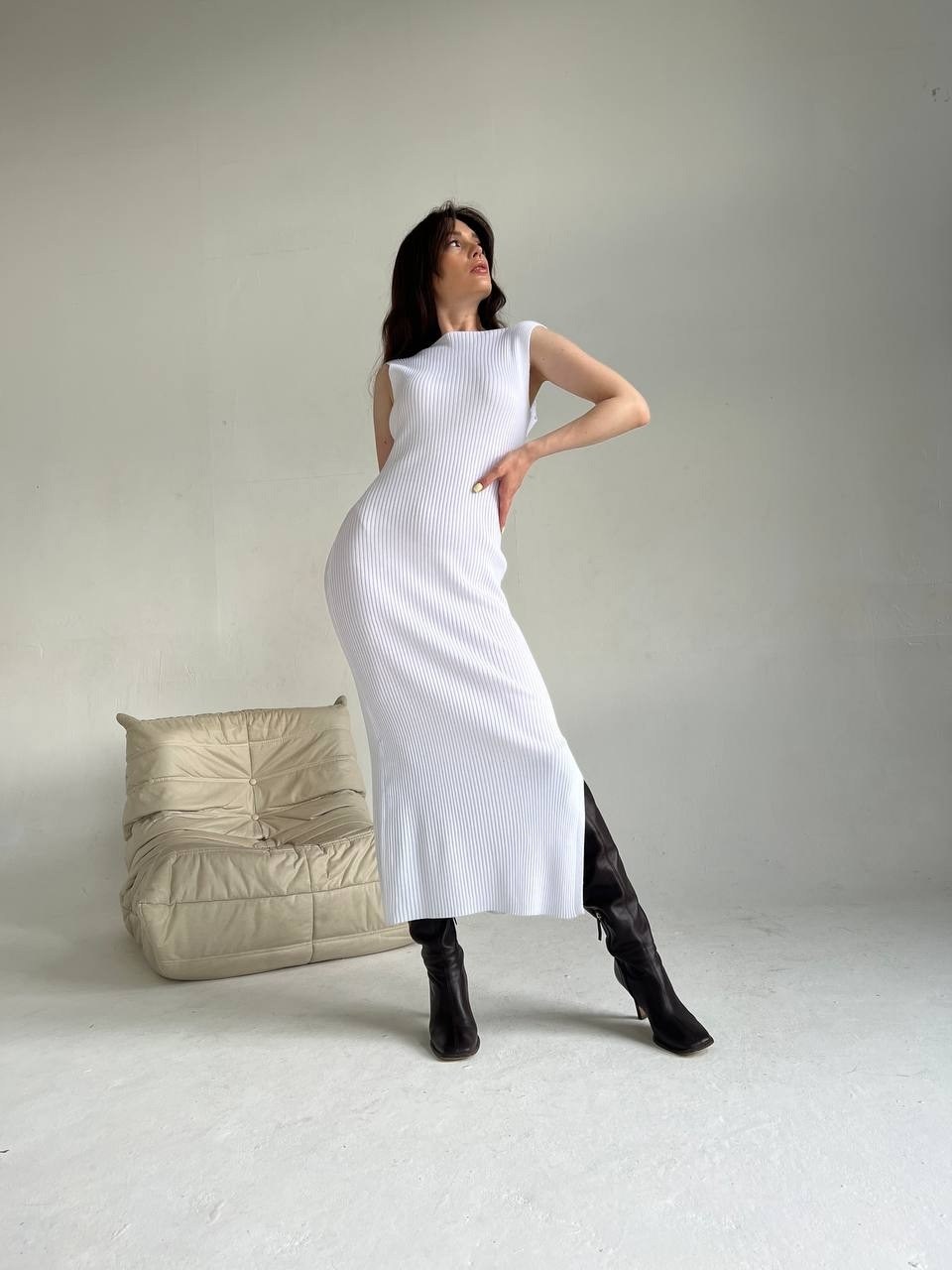 платье лапша,трикотажное платье,платье,трикотажное платье макси,knitted high neck sleeveless bodycon maxi dress