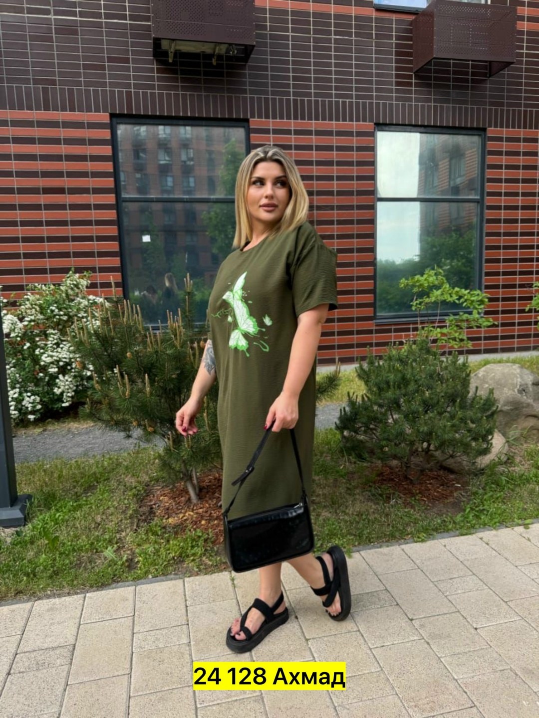 женское платье больших размеров,платье женское прямое,туника большие размеров,спортивное платье женское,платье женское 9186 хаки