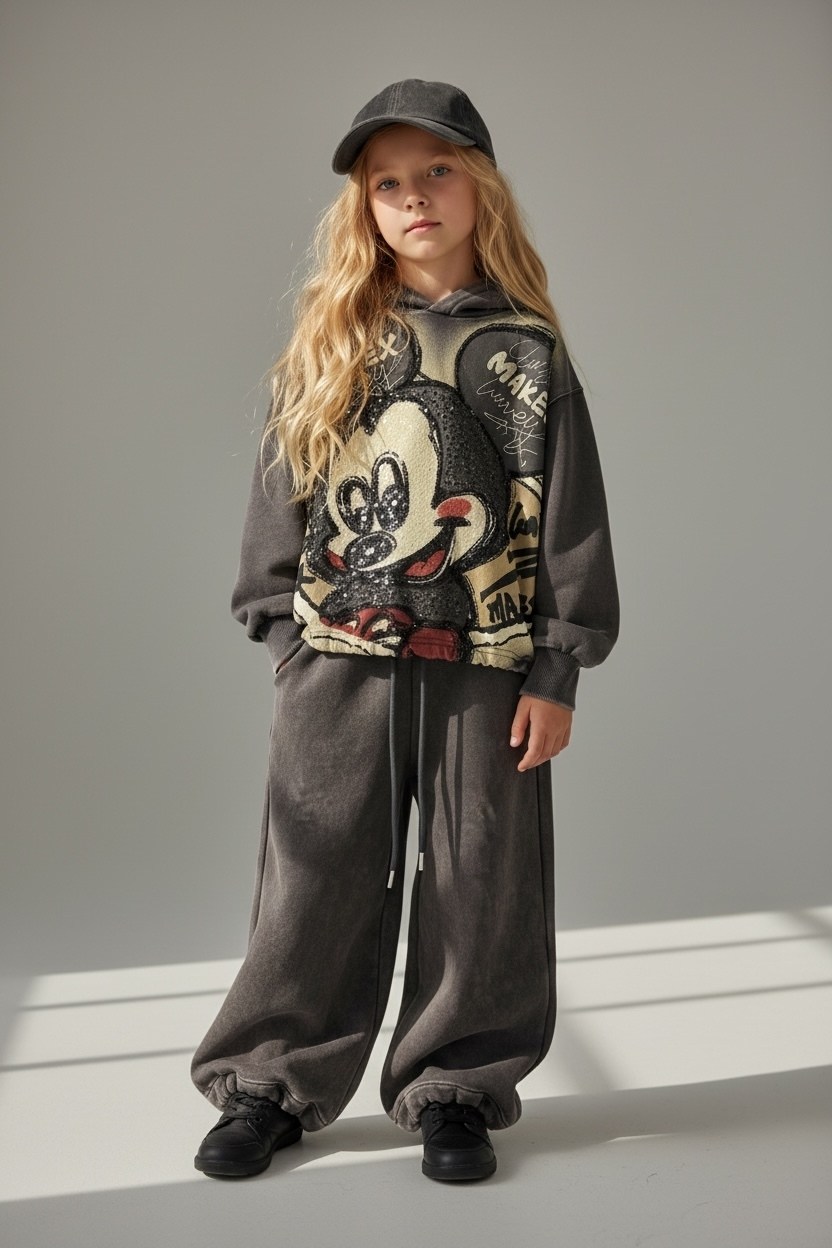 одежда для девочек,свитшот оверсайз,детский свитшот,брюки для девочек,толстовка оверсайз