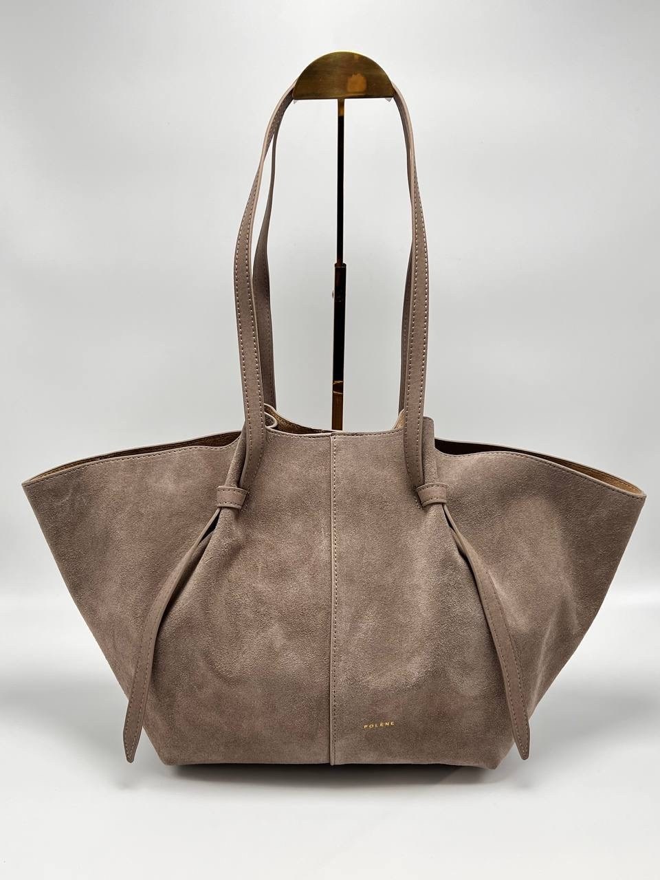 сумка polene замша,сумка замшевая,сумка из натуральной замши,сумка замшевая женская шоппер polene,женская замшевая сумка