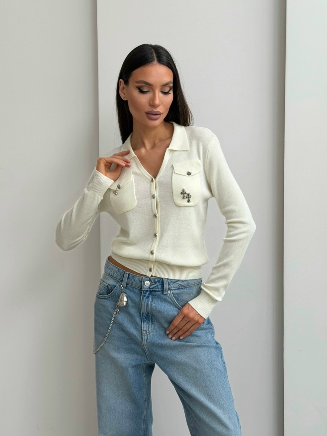 женская кофта,кардиган на пуговицах,кардиган женский,белый кардиган,стильный кардиган