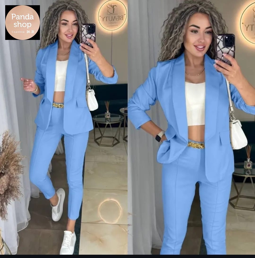 женский брючный костюм двойка,женский костюм двойка,костюм женский белый,брючный костюм,белый брючный костюм женский