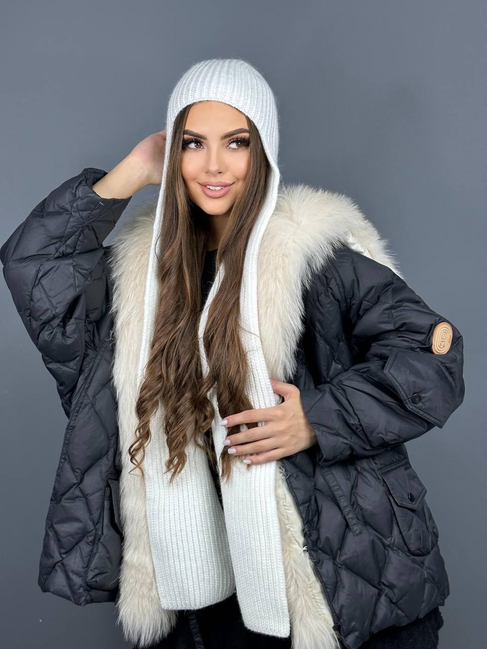 шапка ушанка с длинными ушами aikow&i,шапка ушанка с длинными ушами бежевый,шапка ушанка вязаная длинная,шапка ушанка с длинными ушами,шапка ушанка с длинными ушами aikow&i цвет бежевый