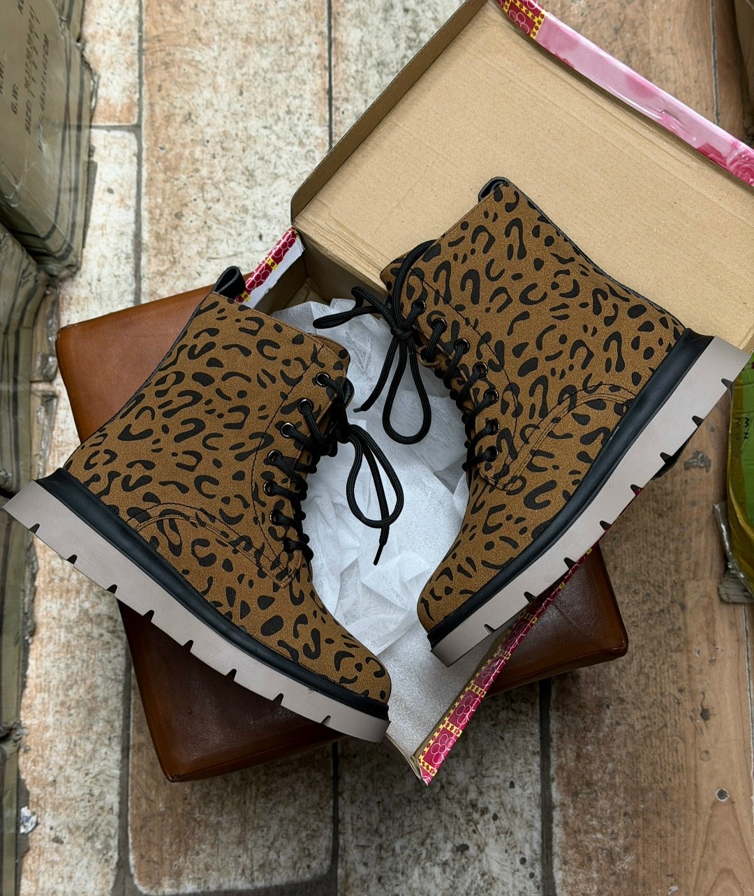 ,ботинки теплые леопардовые зимние jie.reimo,женские зимние ботинки с леопардовым принтом,ботинки леопардовые,ботинки леопардовые на шерсти jie.reimo