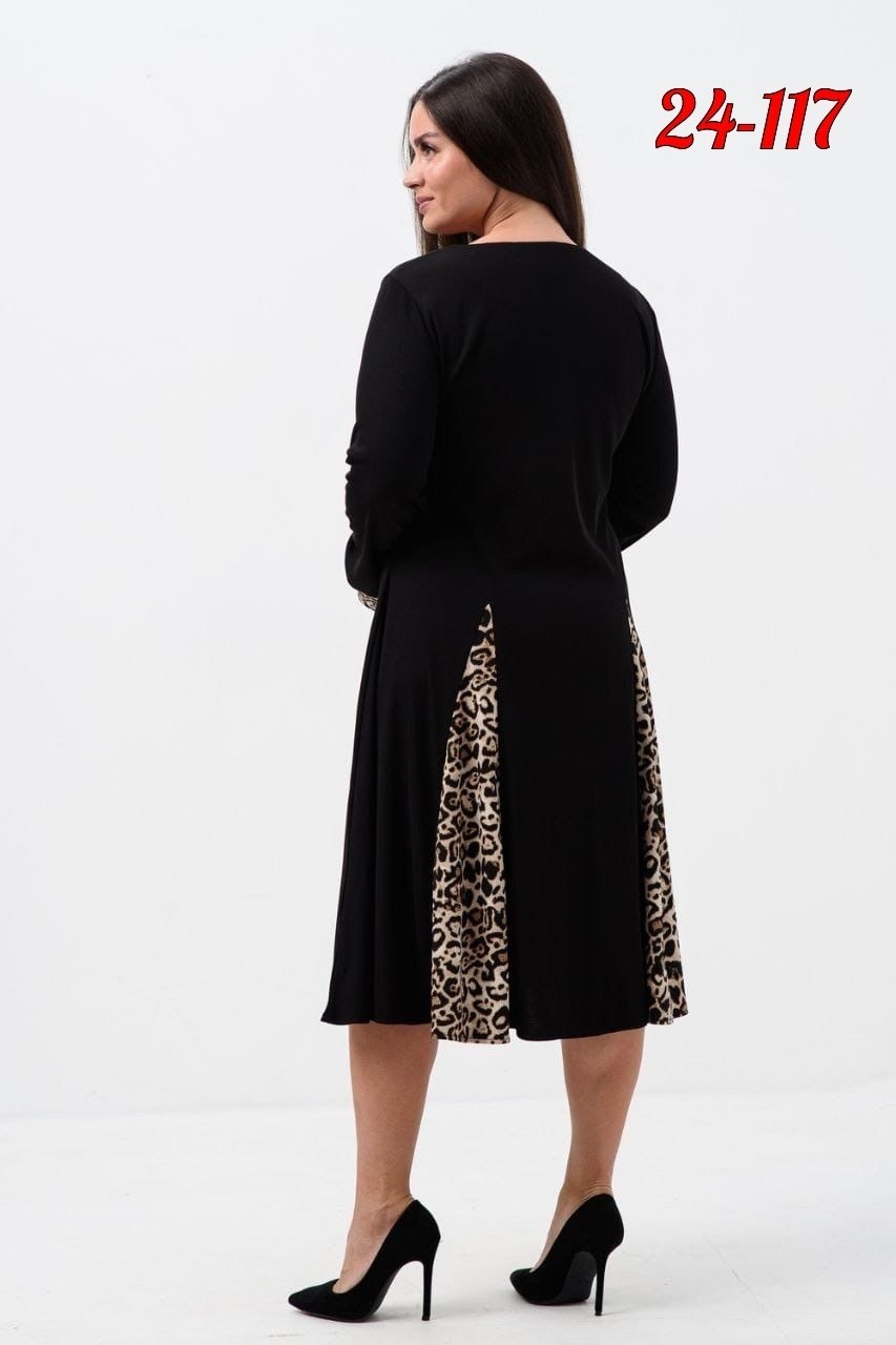 женское платье больших размеров,платье комбинированное,платье женское черное трикотаж,платье женское черное,платье большого размера женское