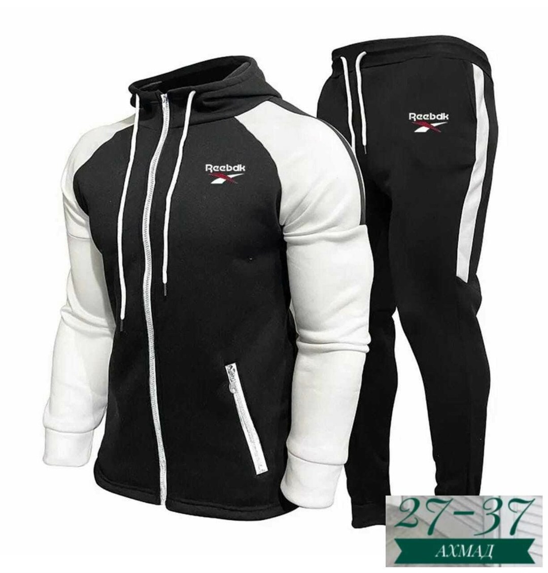 мужской повседневный спортивный костюм,спортивный костюм рибок мужской серый,серый костюм рибок мужской,костюм спортивный,спортивный костюм мужской спортивный костюм