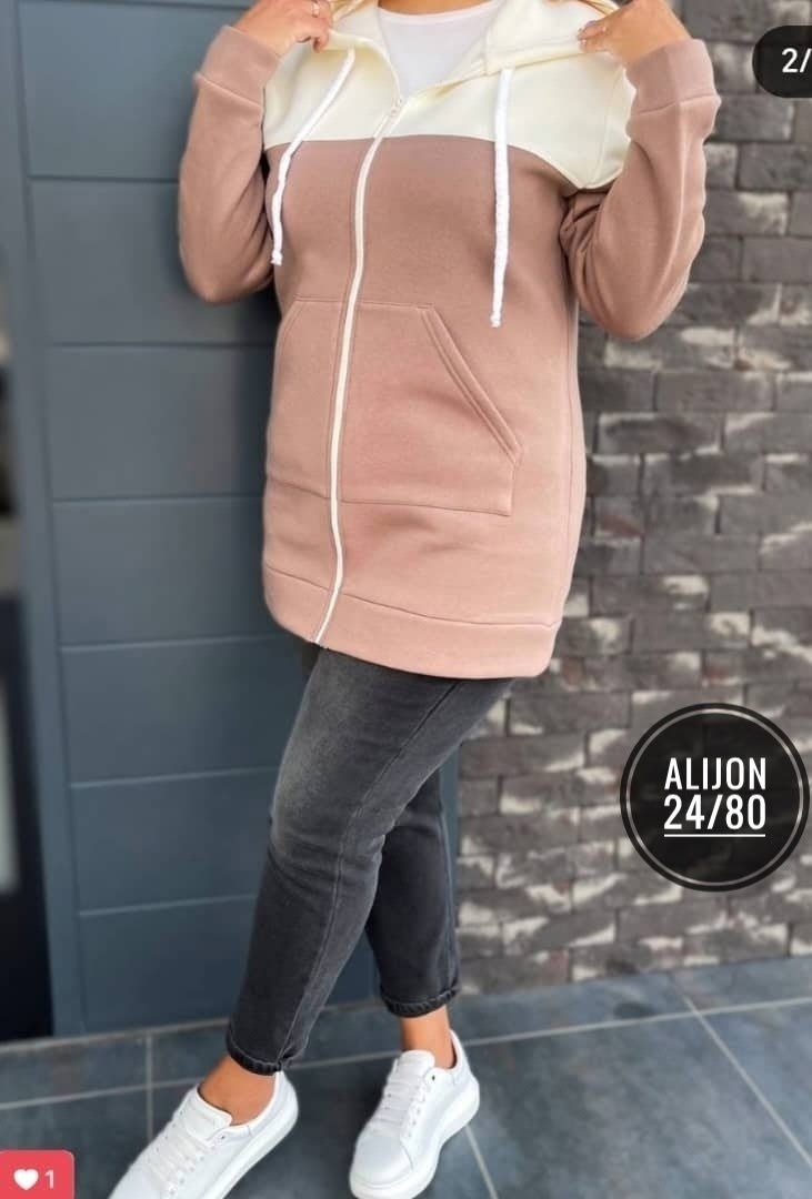 толстовка утепленная,толстовка на флисе liketon,женское толстовка,утепленная толстовка на молнии,модная толстовка