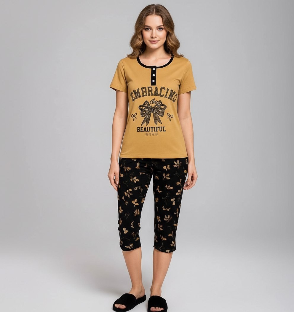 пижама женская,пижама с бриджами,пижамы для женщин,комплект домашний женский,костюм домашний vienetta