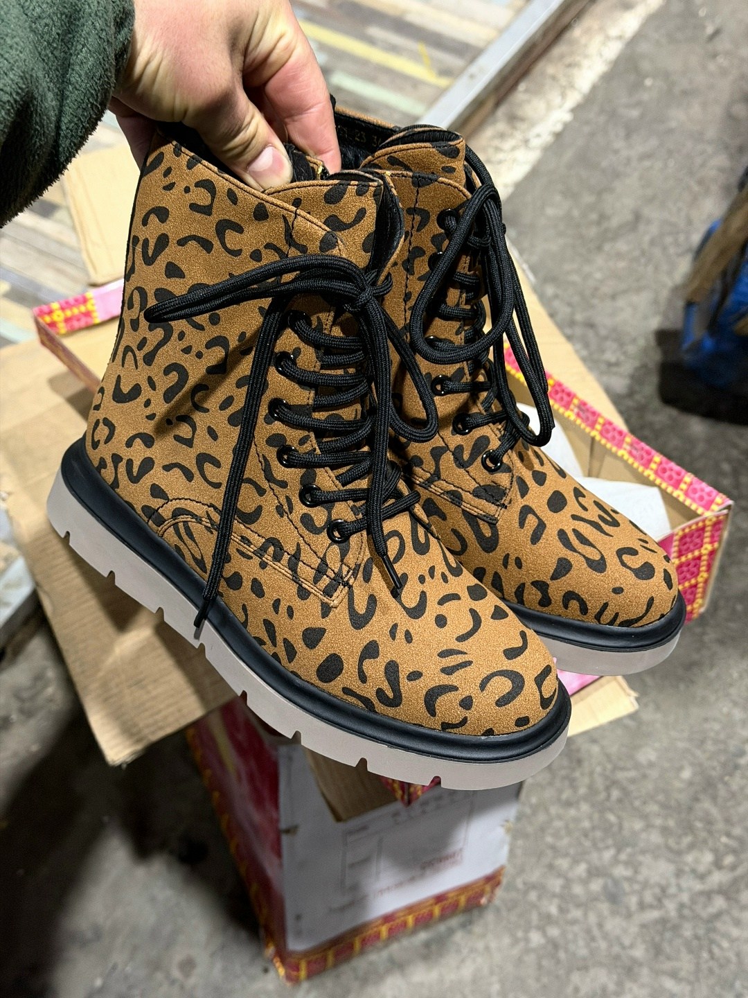 ,ботинки теплые леопардовые зимние jie.reimo,женские зимние ботинки с леопардовым принтом,ботинки леопардовые,ботинки леопардовые на шерсти jie.reimo