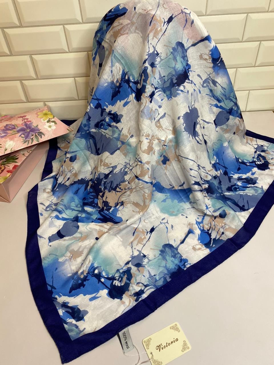 шелковый платок 100х100,платки женские,платок женский с рисунком,платки шелковые,красивый платок