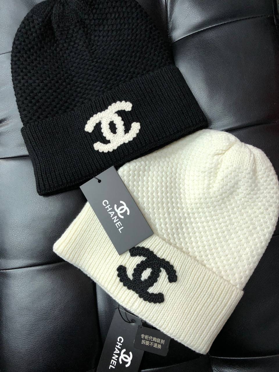 шапка chanel,вязаная шапка chanel,шапка шанель вязаная,вязаные эластичные шапки bini chanel,шапка шанель