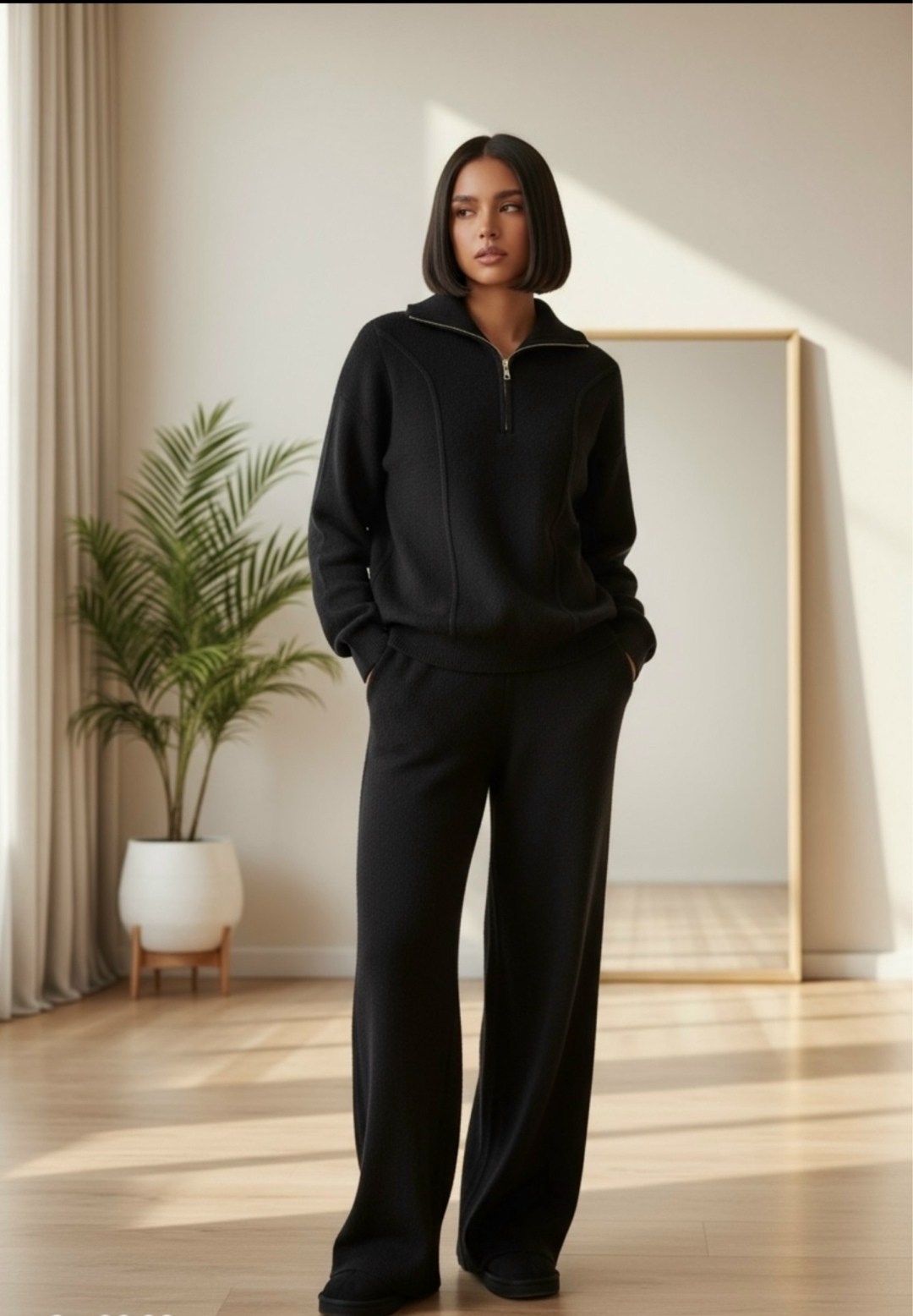 трикотажные костюмы,костюм трикотажный с брюками теплый осень доза стиля,костюм из кашемира,трикотажный костюм брюками,костюм с брюками