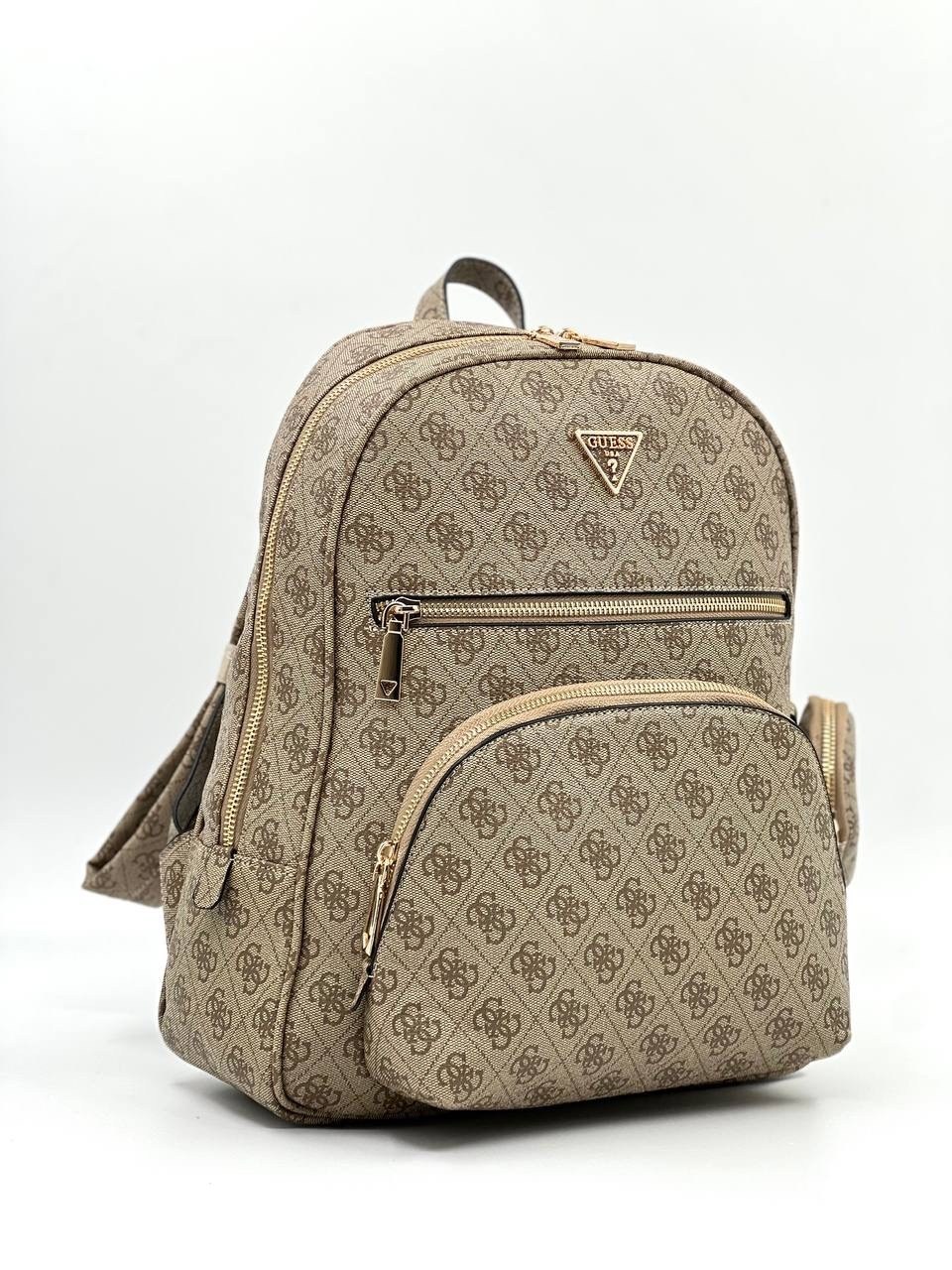 женский рюкзак guess,рюкзак guess коричневый,guess рюкзак,рюкзак guess eco elements backpack hwesg876733 темно-коричневый,городской рюкзак женский guess hwesg876732