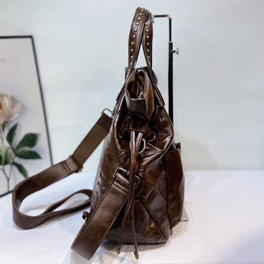 сумка,кожаная сумка,сумка через плечо из искусственной кожи annmouler,сумка модная,сумка женская