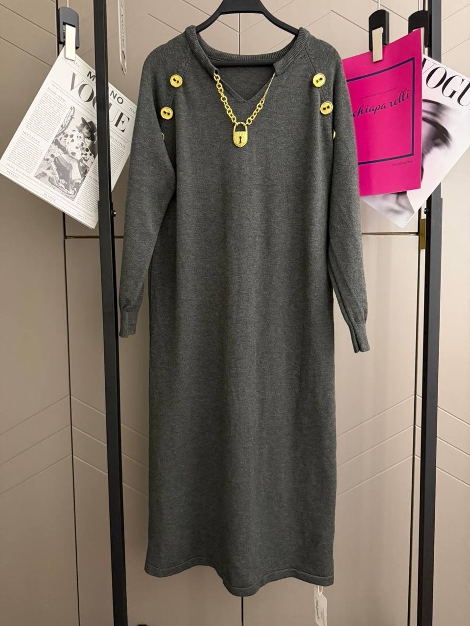 платье вязаное,трикотажное платье,стильное платье,шерстяное платье,платье серое