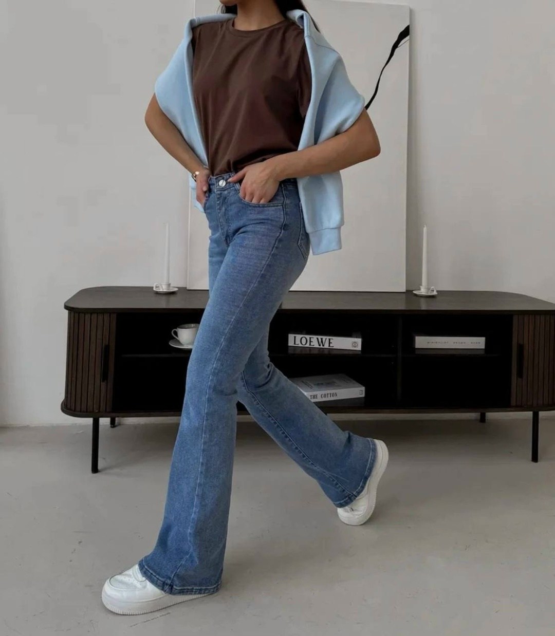 женские джинсы,джинсы брюки,брюки джинс,женские расклешенные джинсы с высокой талией,женские джинсы-клеш