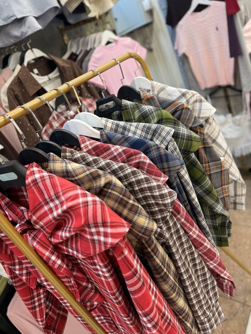 женская рубашка в клетку,женская клетчатая рубашка,повседневная рубашка,клетчатая рубашка,женская рубашка