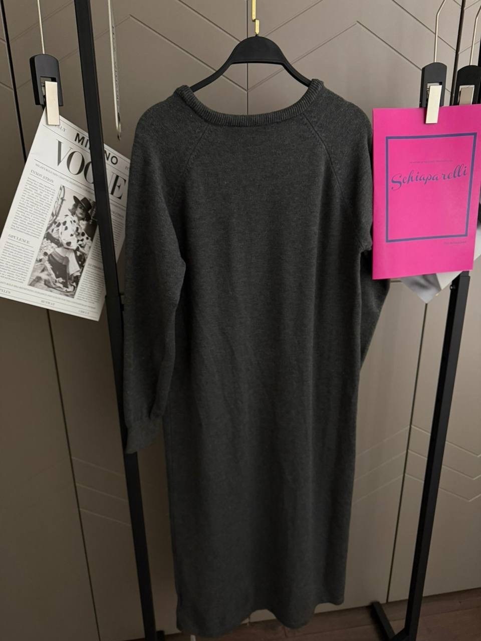 платье вязаное,трикотажное платье,стильное платье,шерстяное платье,платье серое
