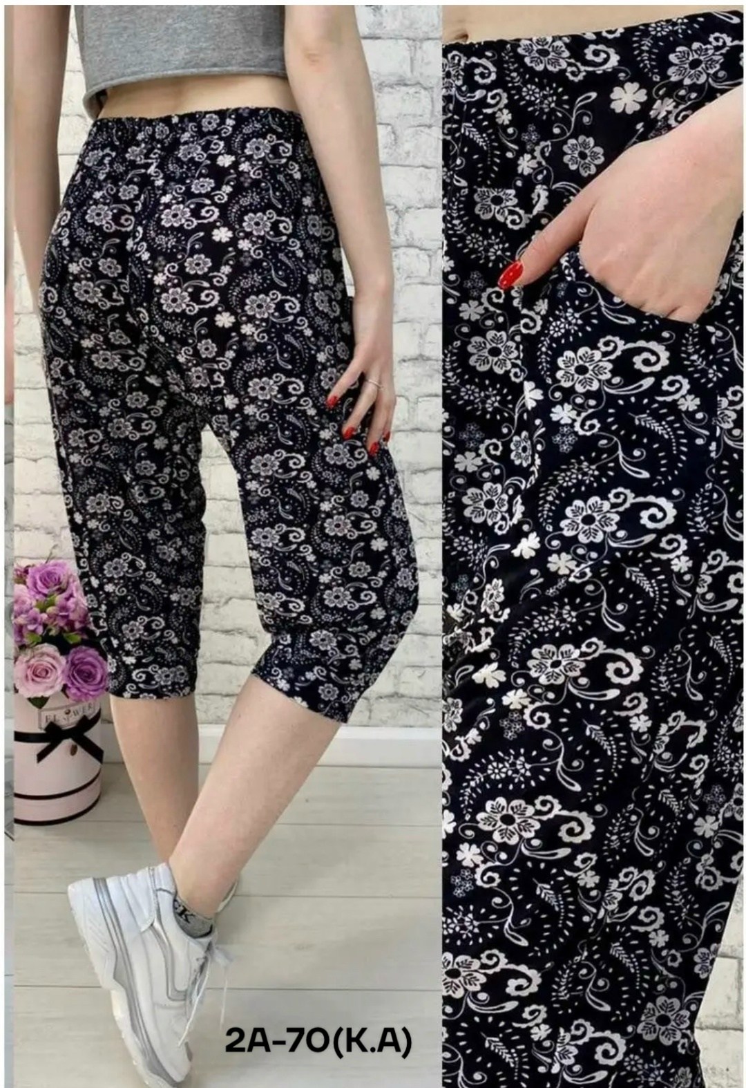 бриджи женские,бриджи в цветочек,бриджи капри,бриджи женские в цветочек,брюки бриджи