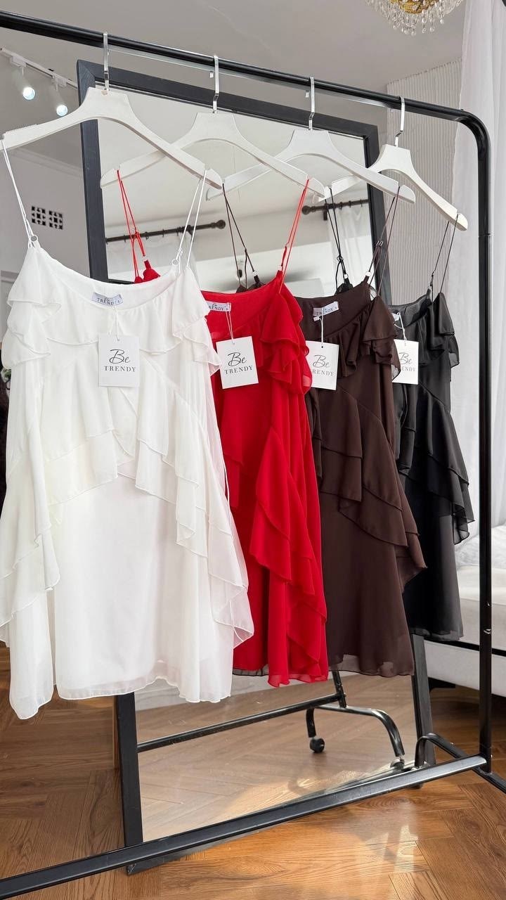 платье с оборками,блузка с оборками,платье,платье шифоновое,женское платье