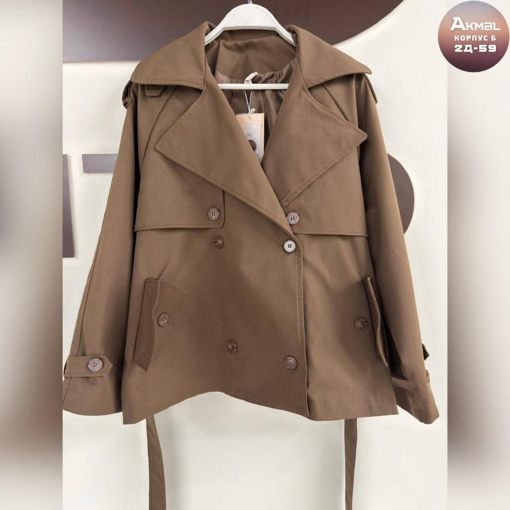 тренч оверсайз хаки,женский тренч,короткий тренч,куртка тренч,тренч