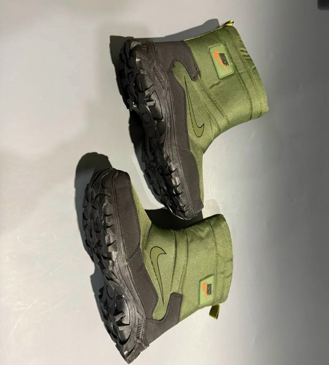 зимние сапоги nike,зимние сапоги nike цвет зеленый,сапоги nike,зимние сапоги,дутики зимние nike