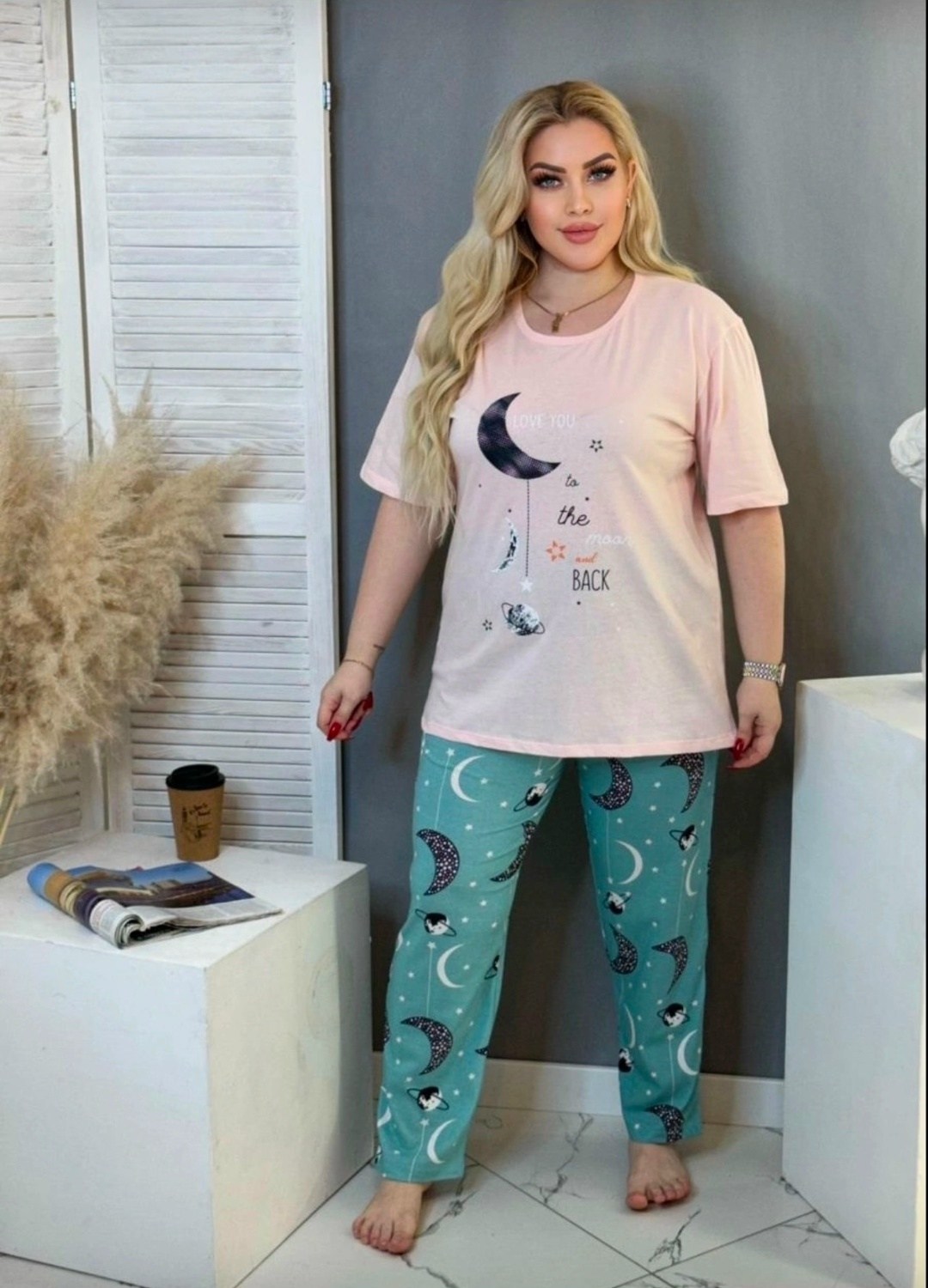 женская пижама,комплект пижама,пижама домашний комплект,женская пижама с бриджами больших размеров,пижама женская футболка и брюки